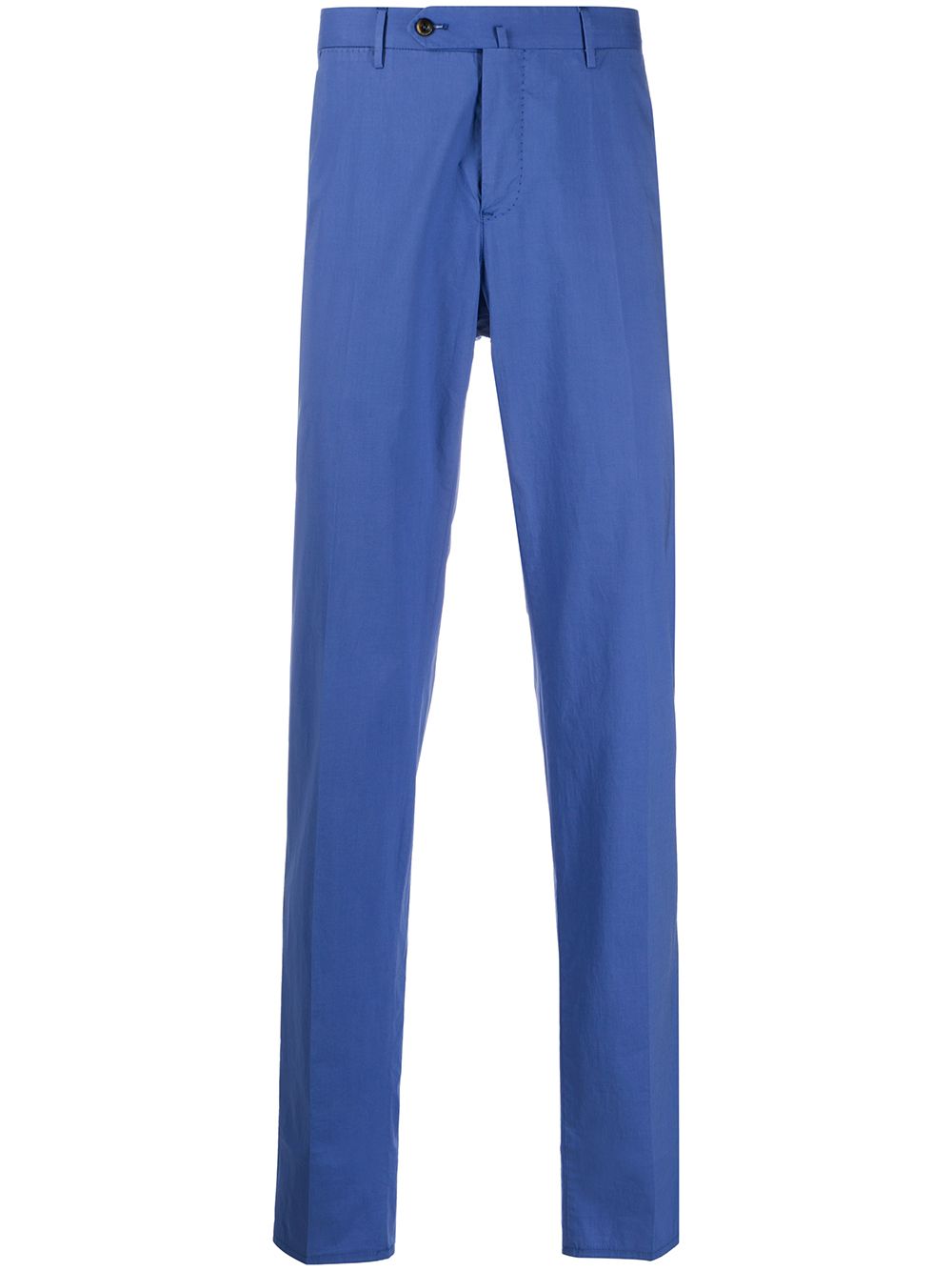 Pt01 Slim-fit Cotton Stretch Trousers In Blue