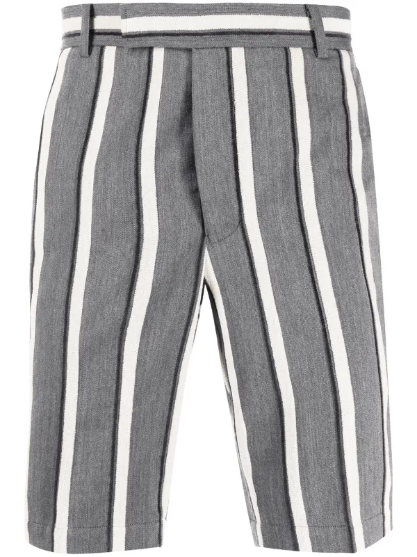 striped chino shorts