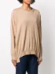 Stella McCartney fine-knit asymmetric-hem jumper