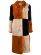 Image 1 of Stella McCartney Fur Free Fur panelled coat