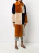 Stella McCartney Fur Free Fur panelled coat