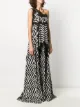 Stella McCartney swirl one-shoulder dress