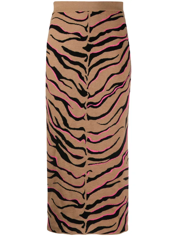 express zebra skirt