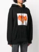 Stella McCartney tangerine elephant-print hoodie