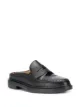 Image 2 of Thom Browne pebbled leather penny loafer mules
