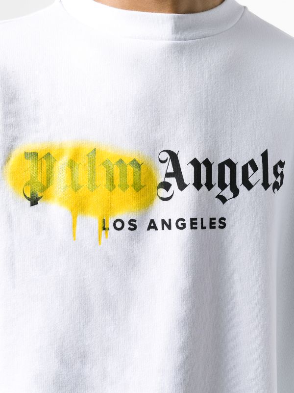 palm angels paint t shirt