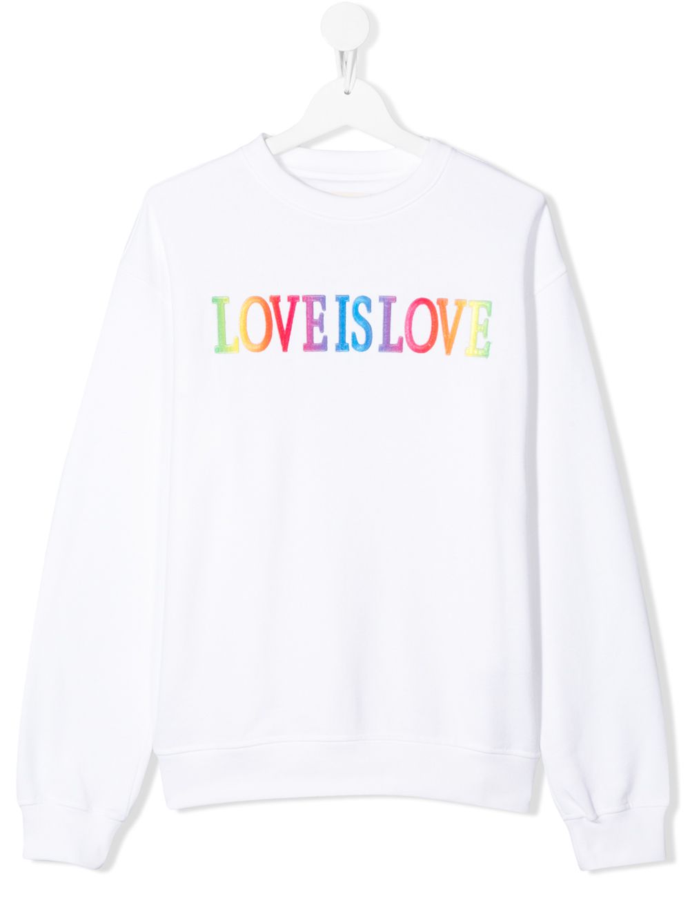 ALBERTA FERRETTI TEEN LOVE IS LOVE SWEATSHIRT