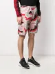 Stone Island bermuda abstract print shorts