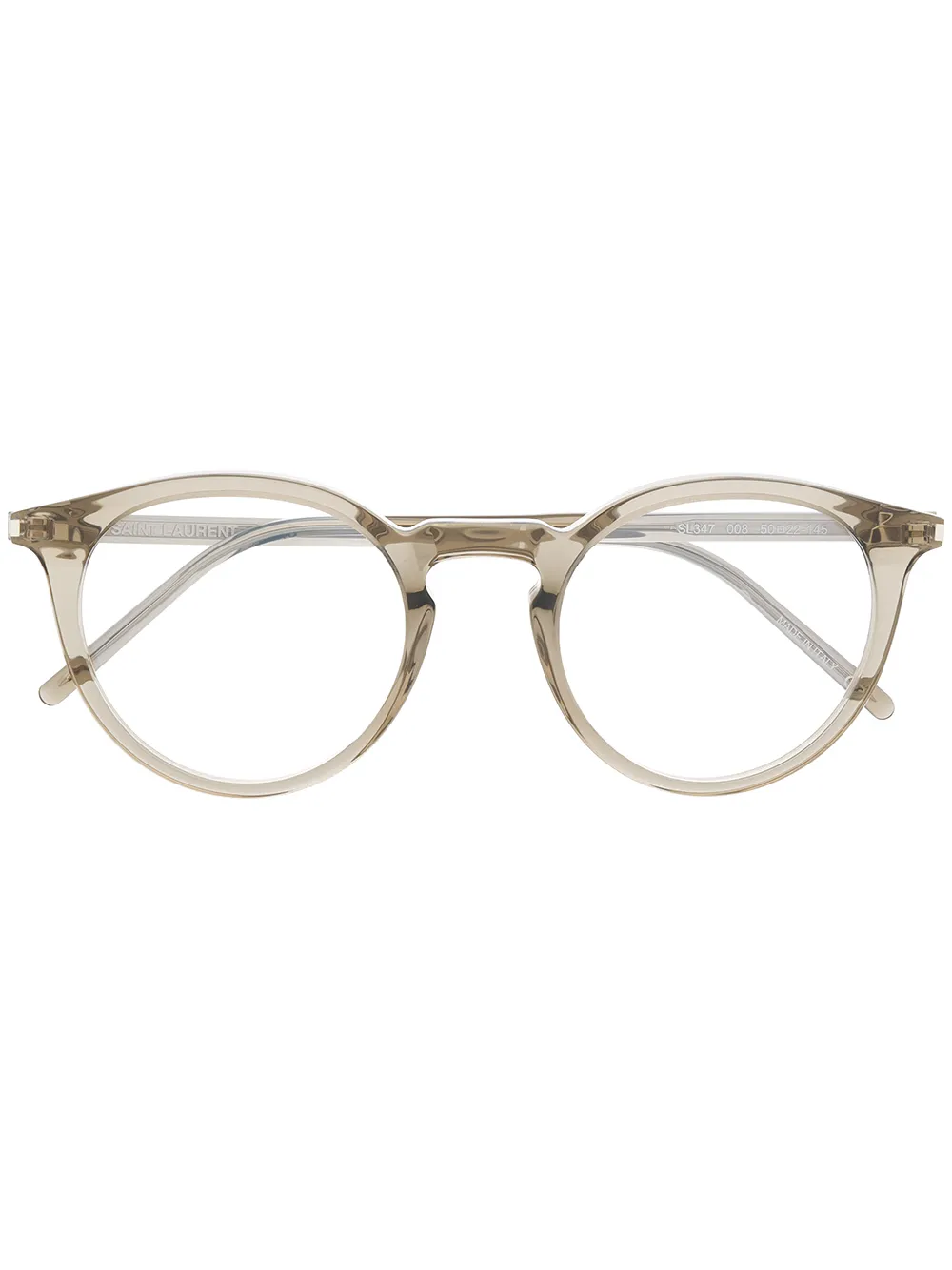 SAINT LAURENT ROUND FRAME GLASSES