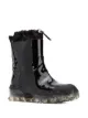 الصورة 2 من Moncler بوت ضد المطر بنعل شفاف ورباط