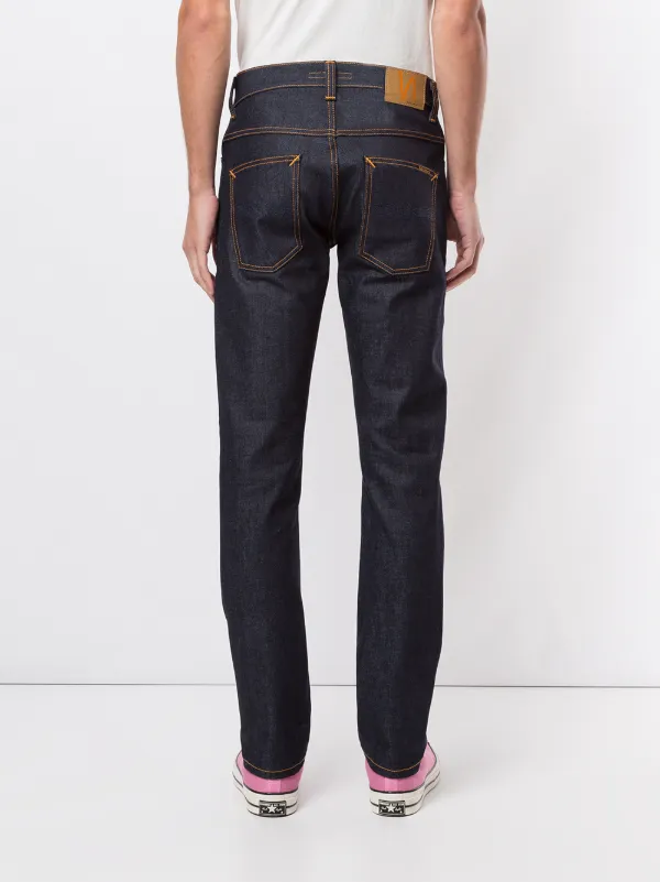 Nudie Jeans Unisex-Adult's Grim Tim Dry True Navy, 36/28 at