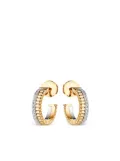 Boucheron 18kt yellow and white gold Quatre Radiant hoop earrings
