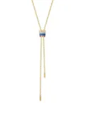 Boucheron 18kt yellow gold Quatre Blue Edition diamond mini tie necklace