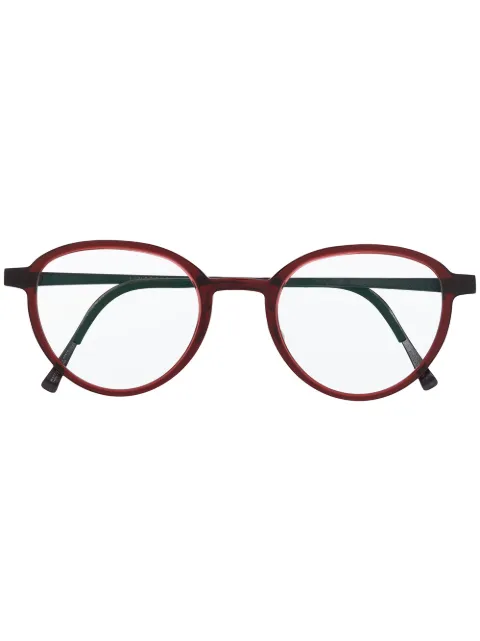 Lindberg نظارة بإطار مستدير