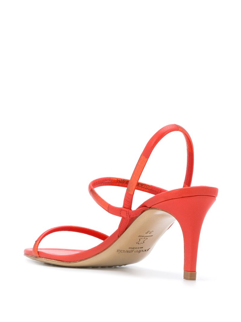 Shop Pedro Garcia Xalina 75mm Sandals In Orange