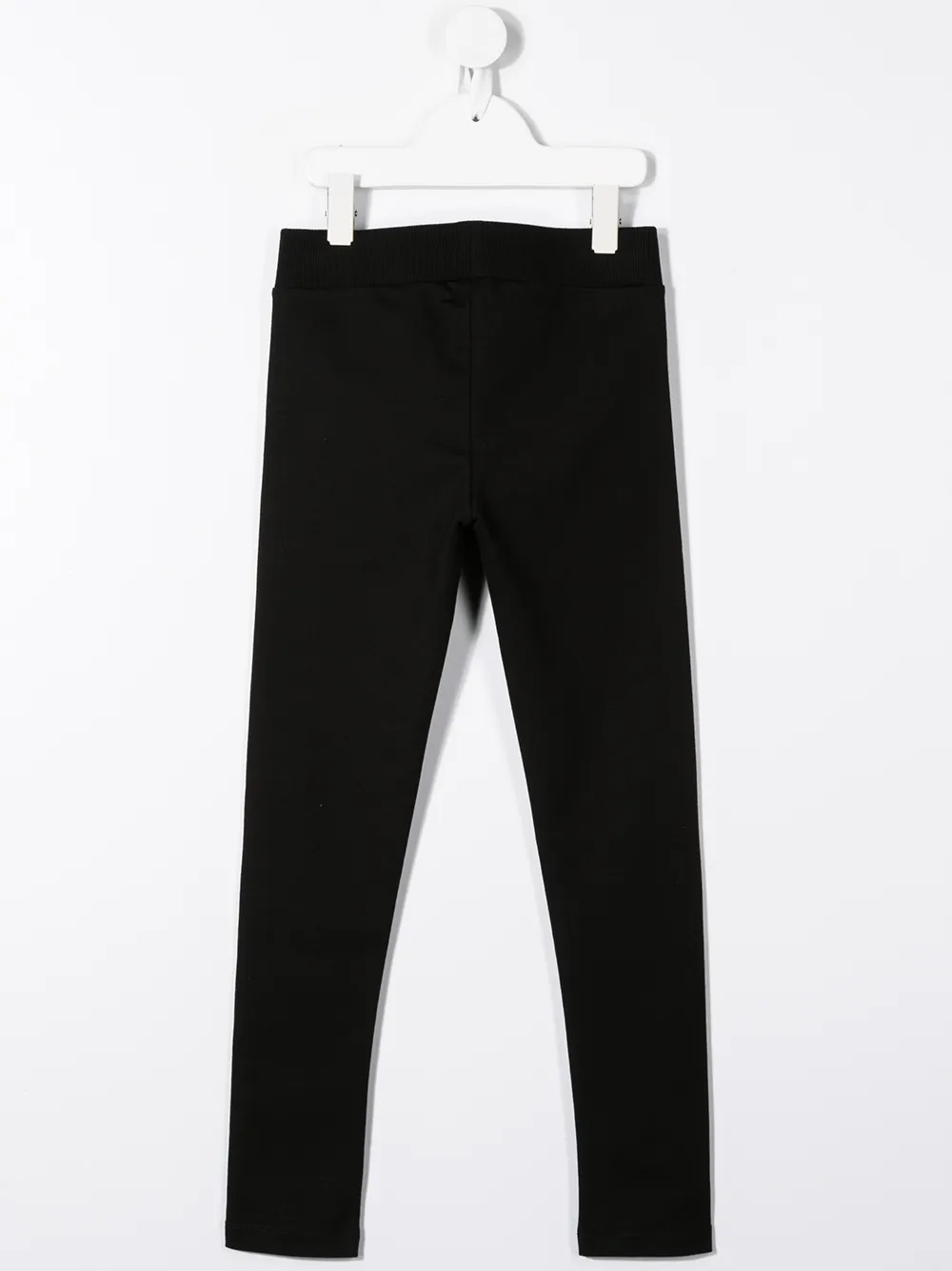 Moncler Enfant Legging met geborduurd logo Zwart