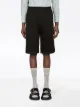 Gucci patch detailed mesh bermuda shorts