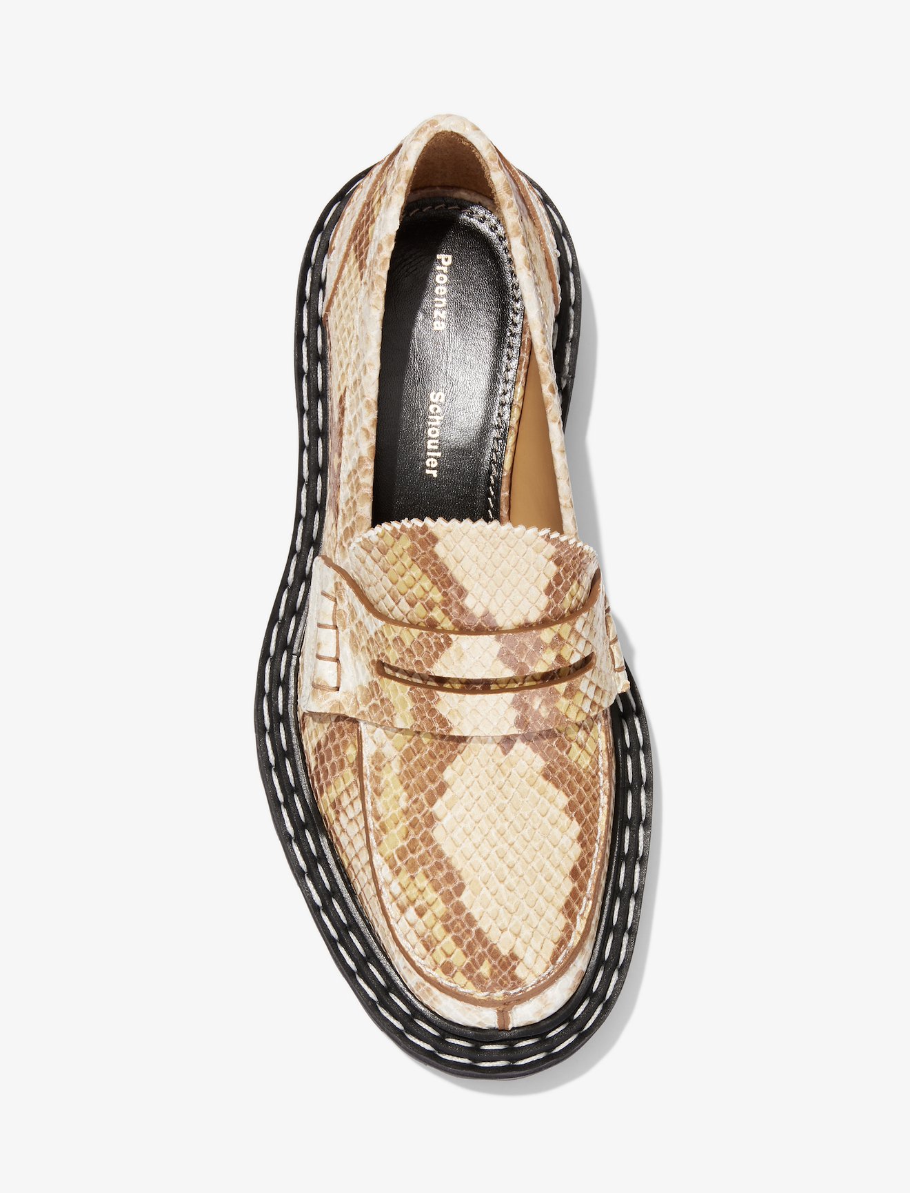 Python Lug Sole Loafers #3