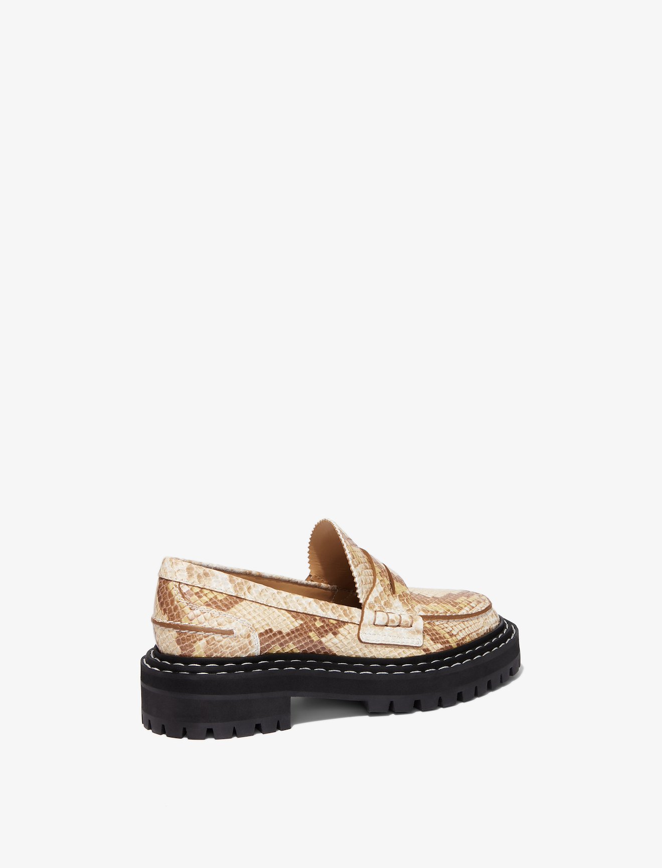 Python Lug Sole Loafers #2