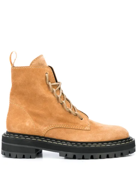 Proenza Schouler botines con agujetas