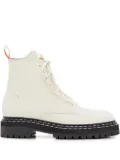 Proenza Schouler leather lace-up ankle boots - White
