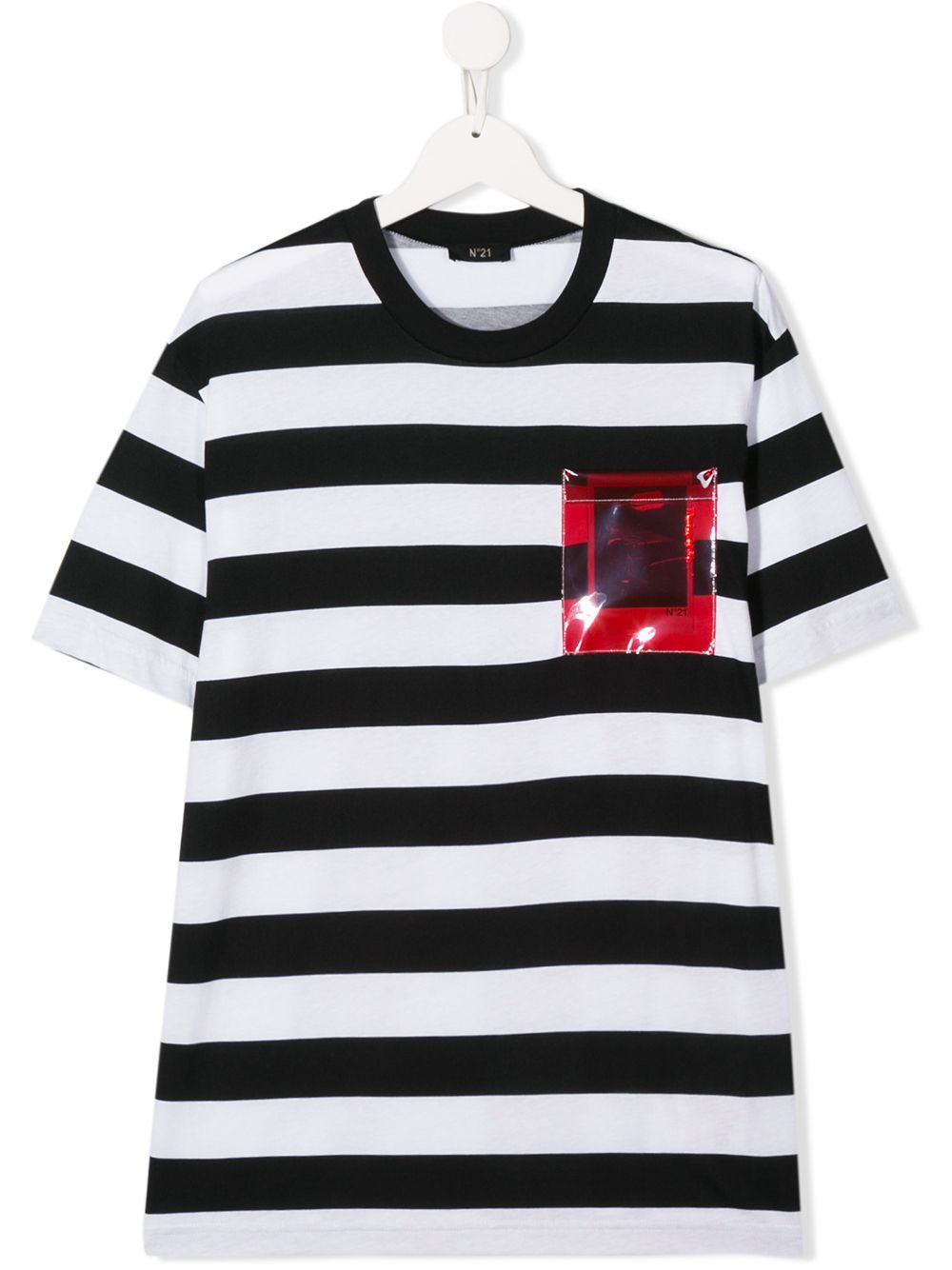 фото Nº21 kids teen striped cotton t-shirt