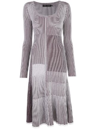 Proenza Schouler Patchwork Knitted Dress Farfetch