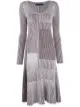Изображение 1 из Proenza Schouler трикотажное платье в технике пэчворк