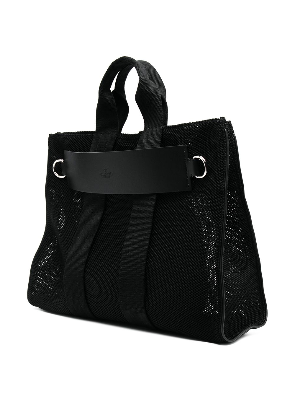 фото Valentino сетчатая сумка-тоут с логотипом