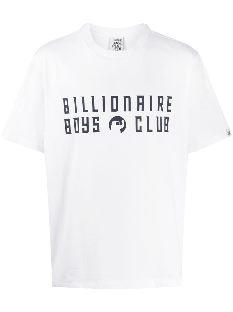 Billionaire Boys Club Logo Print T-shirt In White