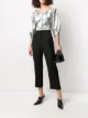 الصورة 2 من John Galliano Pre-Owned بلوزة قصيرة بأكمام 3/4
