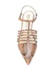 Stella McCartney snake-effect strappy ballerina shoes