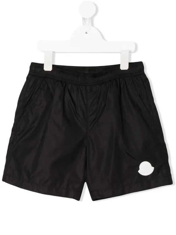 moncler black swim shorts