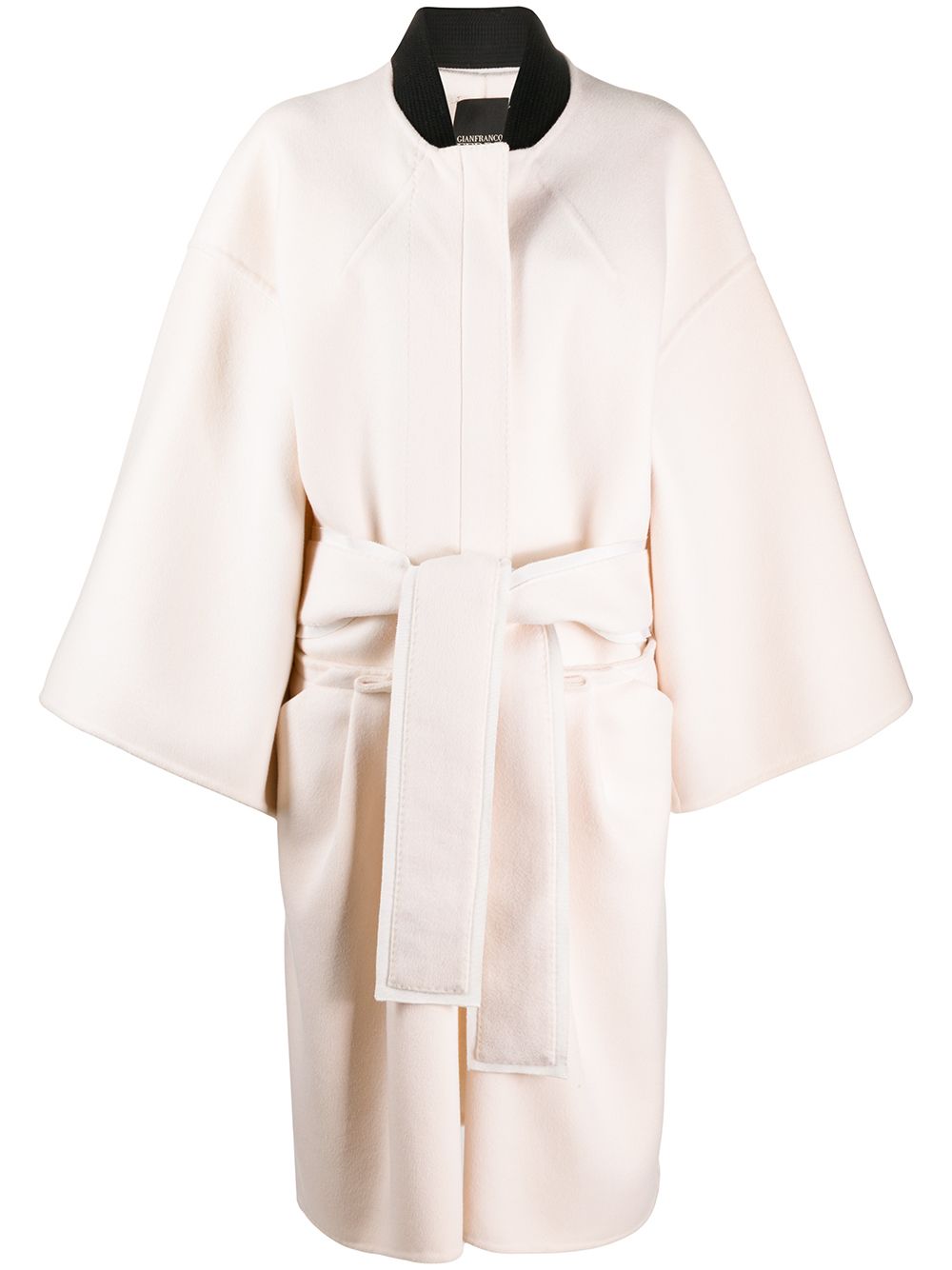 фото Gianfranco ferré pre-owned пальто-кимоно с поясом