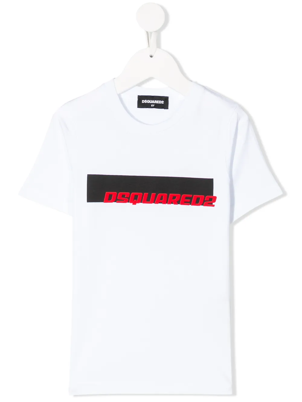 

Dsquared2 Kids playera con logo estampado - Blanco