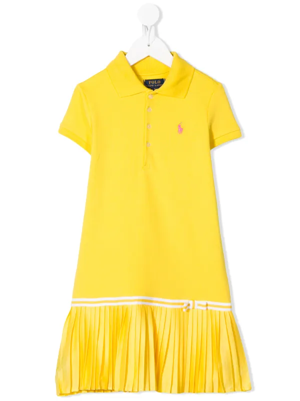 ralph lauren yellow dress