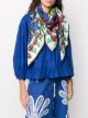 Image 2 of La Doublej Big Blooms print scarf