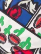 La Doublej Big Blooms print scarf