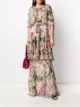 Imagem 2 de Dolce & Gabbana Vestido de festa com estampa floral e drapeado