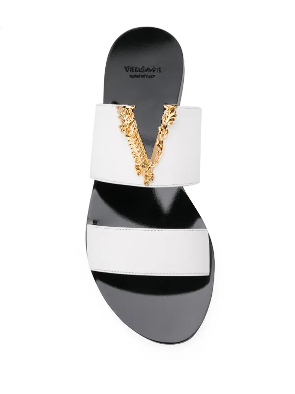 versace bling slides