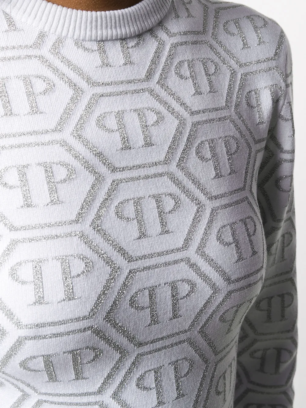 фото Philipp plein трикотажное платье с логотипом