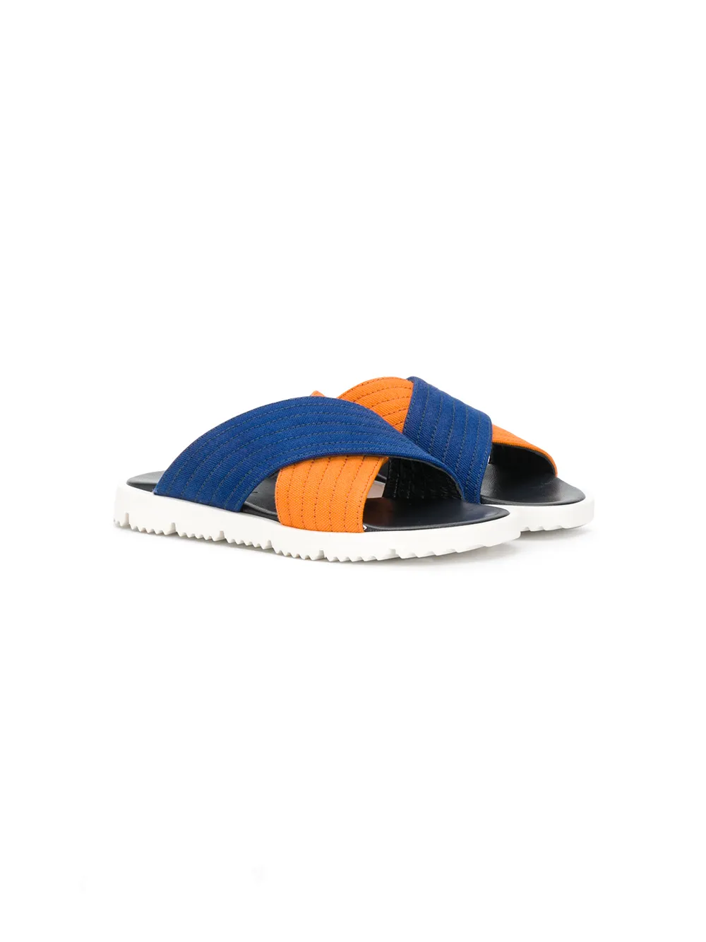 Marni Kids сандалии с перекрестными ремешками Marni Kids сандалии с перекрестными ремешками