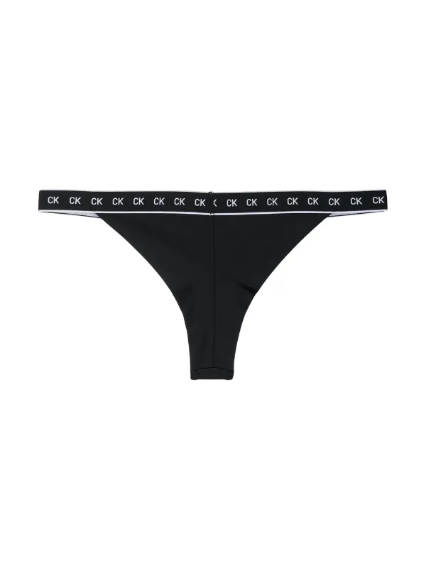 brazilian bikini bottom black calvin klein