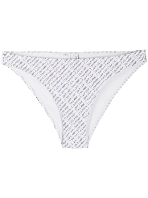 Calvin Klein bikini bottom con logo diagonal