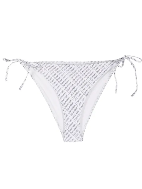 Calvin Klein diagonal logo bikini bottoms 
