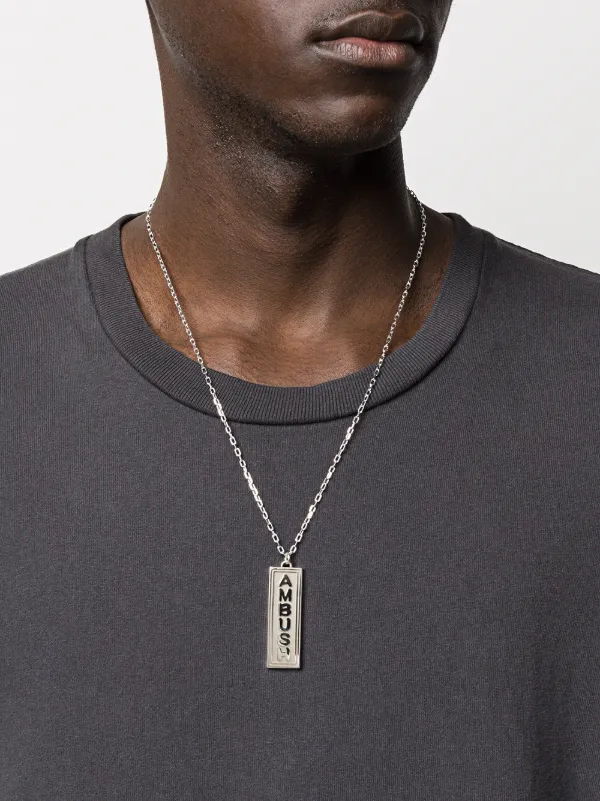 AMBUSH ロゴチャーム ネックレス 通販 - FARFETCH
