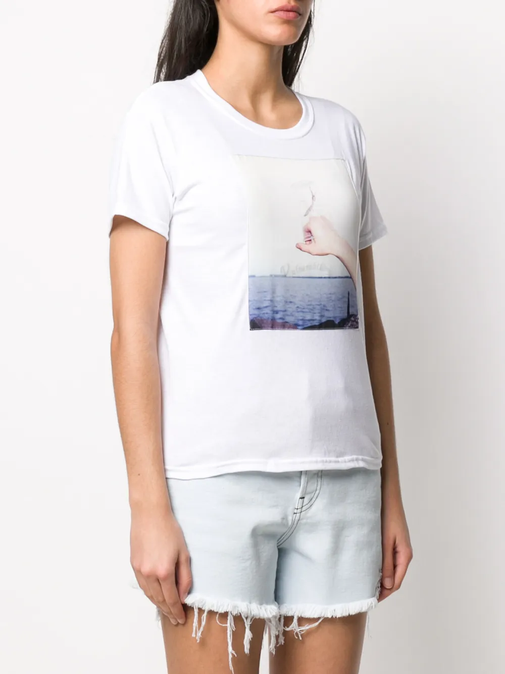 фото Collina strada contrast print t-shirt