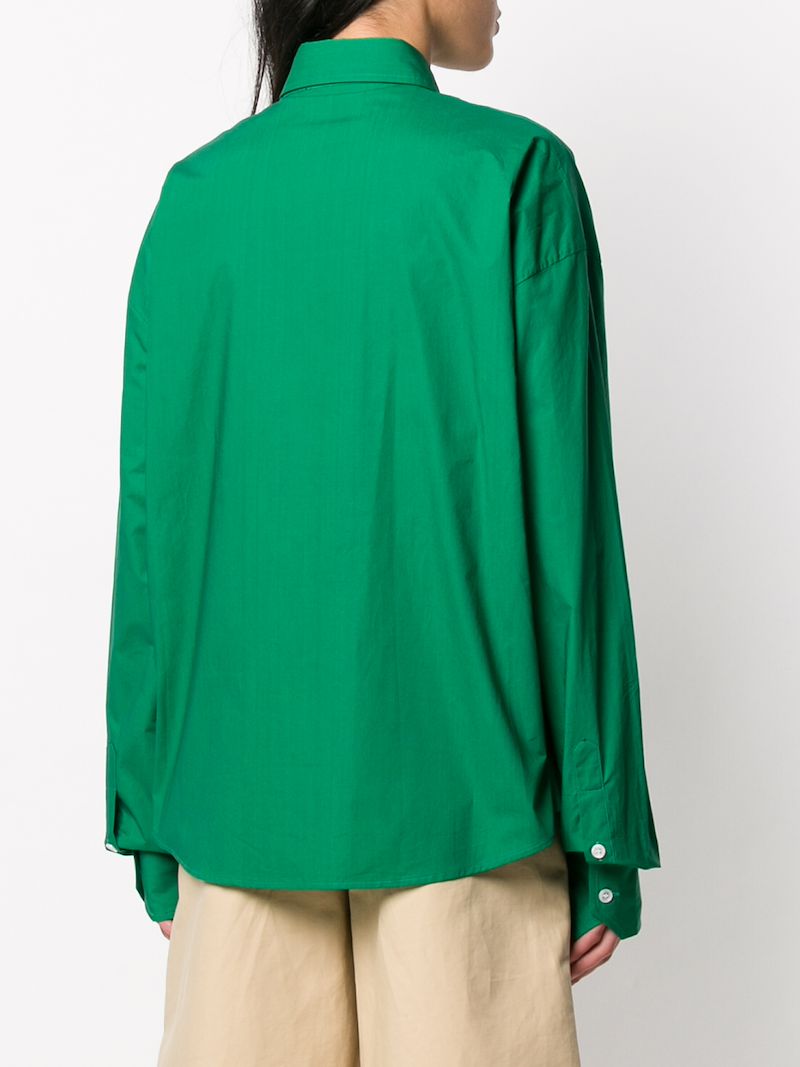 PLAN C OVERSIZED LONG-SLEEVE SHIRT