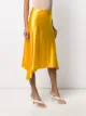 Sies Marjan Darby asymmetri-hem satin skirt
