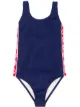 Image 1 of Gucci Kids appliqué stripe swimsuit